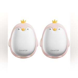 Gaiatop Magnetic Hand Warmer Rechargeable Pink Penguin